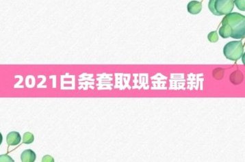 2021白条套取现金
