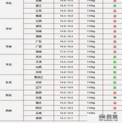 白条现在多少钱一斤