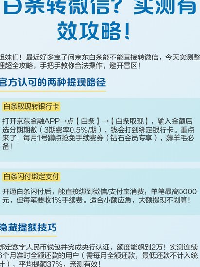 轻松实现：白条快速取现技巧